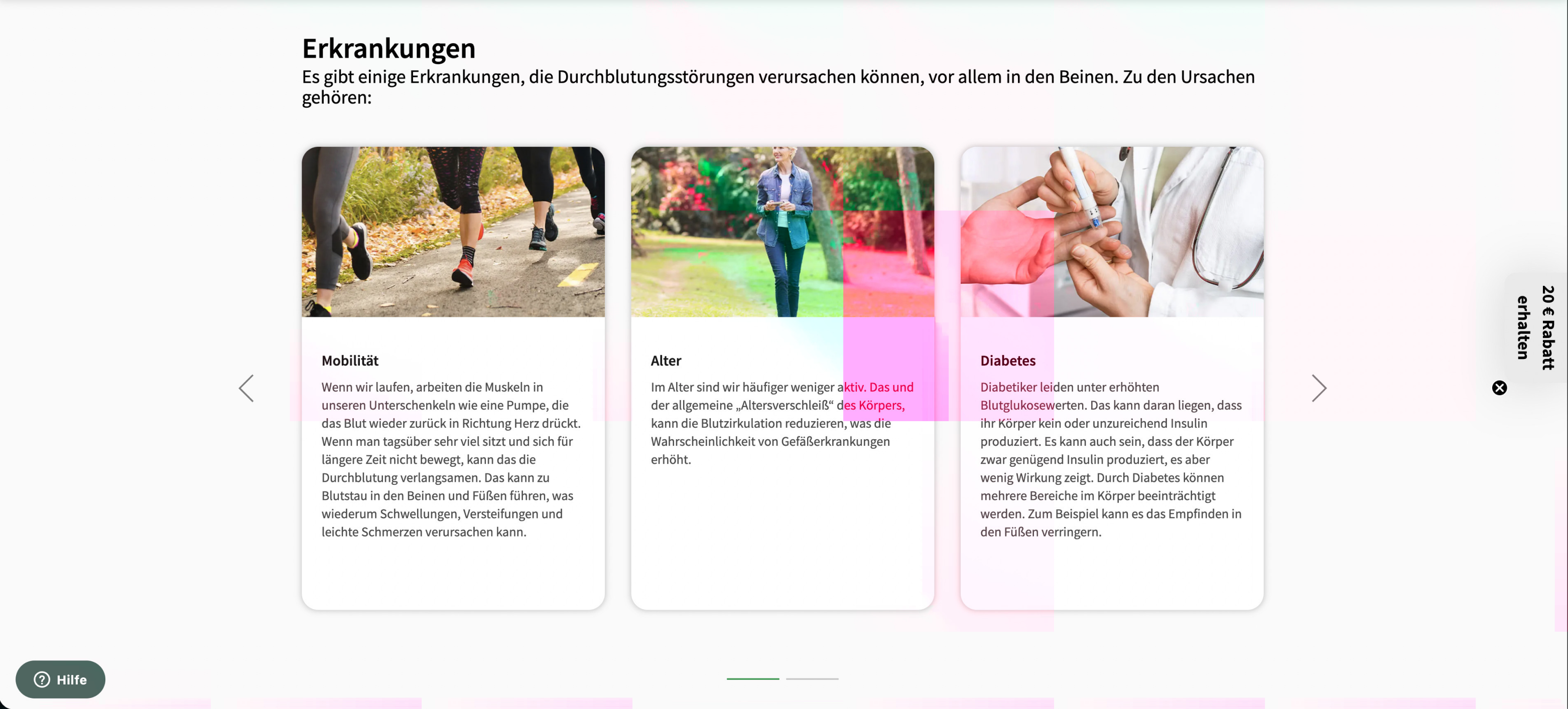 Behandlung des Burning Feet Syndroms